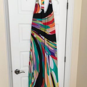 Trina Turk maxi dress multi size M